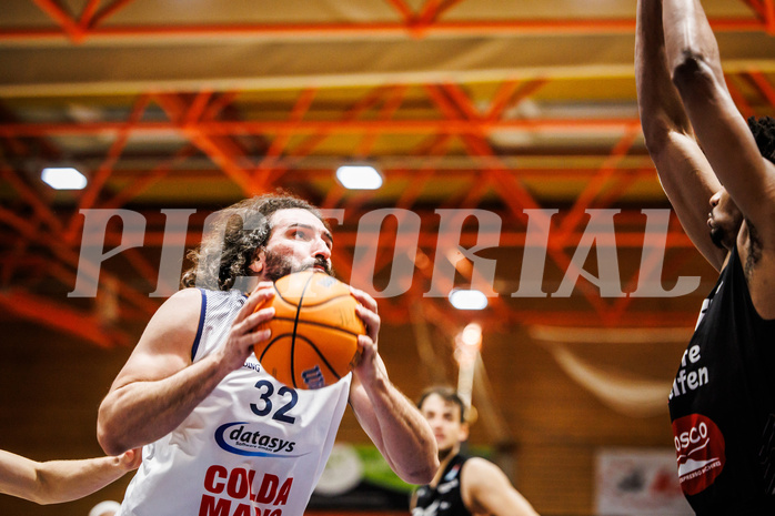 Basketball, win2day Basketball Superliga 2024/25, Grunddurchgang Runde 15, BBC Nord Dragonz, Kapfenberg Bulls, Sead Hadzifejzovic (32)
