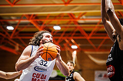 Basketball, win2day Basketball Superliga 2024/25, Grunddurchgang Runde 15, BBC Nord Dragonz, Kapfenberg Bulls, Sead Hadzifejzovic (32)