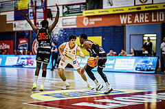Basketball, Win2Day Superliga 2024/25, Grunddurchgang 15.Runde, Traiskirchen Lions, Fuerstenfeld Panthers, David Hofstädter (10)