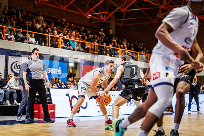 Basketball, win2day Basketball Superliga 2024/25, Grunddurchgang Runde 15, BBC Nord Dragonz, Kapfenberg Bulls, Emilio Banic (31)