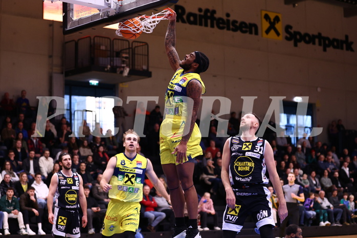 29.12.2024, Graz, Raiffeisen Sportpark Graz, Basketball Superliga 2024/25, Grunddurchgang, Runde 15, UBSC Graz - Swans Gmunden