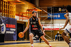 Basketball, win2day Basketball Superliga 2024/25, Grunddurchgang Runde 15, BBC Nord Dragonz, Kapfenberg Bulls, Jordan Ngatai (11)