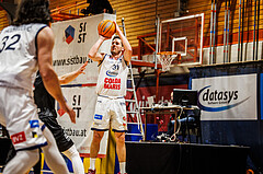 Basketball, win2day Basketball Superliga 2024/25, Grunddurchgang Runde 15, BBC Nord Dragonz, Kapfenberg Bulls, Emilio Banic (31)