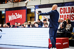 Basketball, win2day Basketball Superliga 2024/25, Grunddurchgang Runde 15, BBC Nord Dragonz, Kapfenberg Bulls, Klym Artamanov (Coach)
