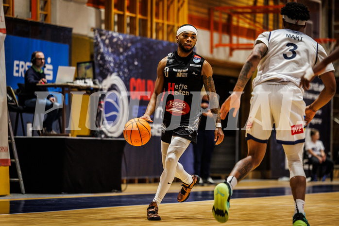 Basketball, win2day Basketball Superliga 2024/25, Grunddurchgang Runde 15, BBC Nord Dragonz, Kapfenberg Bulls, Armani Chaney (1)