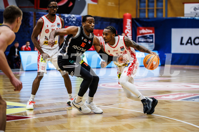 Basketball, Win2Day Superliga 2024/25, Grunddurchgang 15.Runde, Traiskirchen Lions, Fuerstenfeld Panthers, Cedric Russell (0)