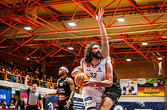 Basketball, win2day Basketball Superliga 2024/25, Grunddurchgang Runde 15, BBC Nord Dragonz, Kapfenberg Bulls, Sead Hadzifejzovic (32)