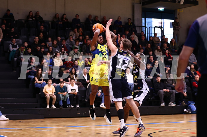 29.12.2024, Graz, Raiffeisen Sportpark Graz, Basketball Superliga 2024/25, Grunddurchgang, Runde 15, UBSC Graz - CITIES Panthers Fürstenfeld Raiffeisen Swans Gmunden
