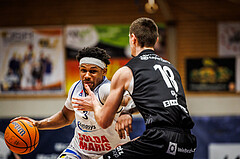 Basketball, win2day Basketball Superliga 2024/25, Grunddurchgang Runde 15, BBC Nord Dragonz, Kapfenberg Bulls, Rayshawn Mart (3)