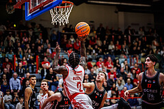 Basketball, Win2Day Superliga 2024/25, Grunddurchgang 15.Runde, Traiskirchen Lions, Fuerstenfeld Panthers, Cedric Russell (0)