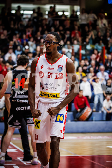 Basketball, Win2Day Superliga 2024/25, Grunddurchgang 15.Runde, Traiskirchen Lions, Fuerstenfeld Panthers, Nelson Haskin (21)