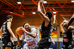 Basketball, win2day Basketball Superliga 2024/25, Grunddurchgang Runde 15, BBC Nord Dragonz, Kapfenberg Bulls, Rayshawn Mart (3)