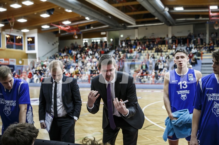 Basketball, Admiral Basketball Superliga 2019/20, Grunddurchgang 7.Runde, Traiskirchen Lions, D.C. Timberwolves, Hubert Schmidt (Headcoach)