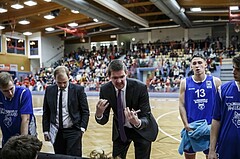 Basketball, Admiral Basketball Superliga 2019/20, Grunddurchgang 7.Runde, Traiskirchen Lions, D.C. Timberwolves, Hubert Schmidt (Headcoach)