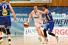 Basketball, ABL 2017/18, Grunddurchgang 13.Runde, Oberwart Gunners, Gmunden Swans, Sebastian Käferle (7)