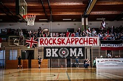 Basketball, 2.Bundesliga, Playoff HF Spiel 2, Mattersburg Rocks, Vienna D.C. Timberwolves, Rocks Block Choreographie