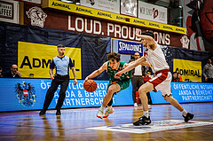Basketball, win2day Basketball Superliga 2022/23, 1. Qualifikationsrunde, Traiskirchen Lions, Kapfenberg Bulls, Miro Zapf (7)