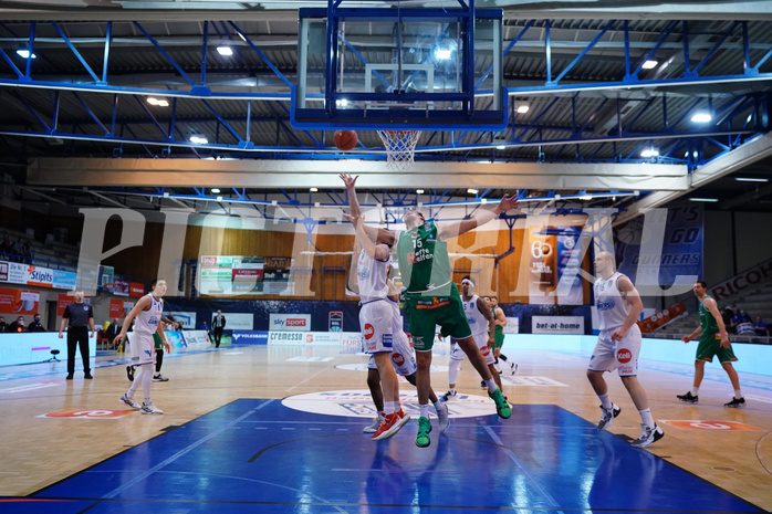 Basketball Superliga 2021/22, 2. Platzierungsrunde, Oberwart vs. Kapfenberg 


