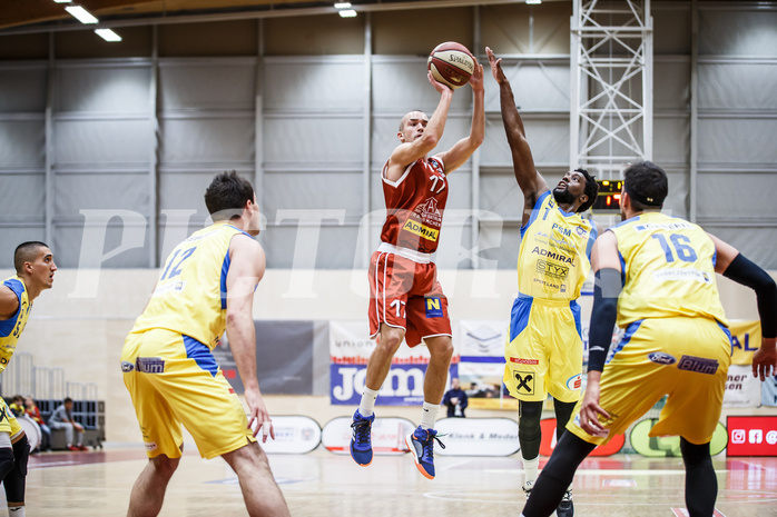 Basketball, Admiral Basketball Superliga 2019/20, Grunddurchgang 18.Runde, SKN St. Pölten Basketball, Traiskirchen Lions, Oscar Schmit (17)