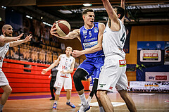 Basketball, bet-at-home Basketball Superliga 2020/21, Platzierungsrunde 9.Runde, Kapfenberg Bulls, Oberwart Gunners, Edi Patekar (9)
