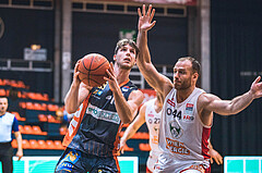 Basketball, Win2Day Superliga 2022/23, 2. Platzierungsrunde, BC Vienna, Klosterneuburg Dukes, Lennard Burgemeister (10)