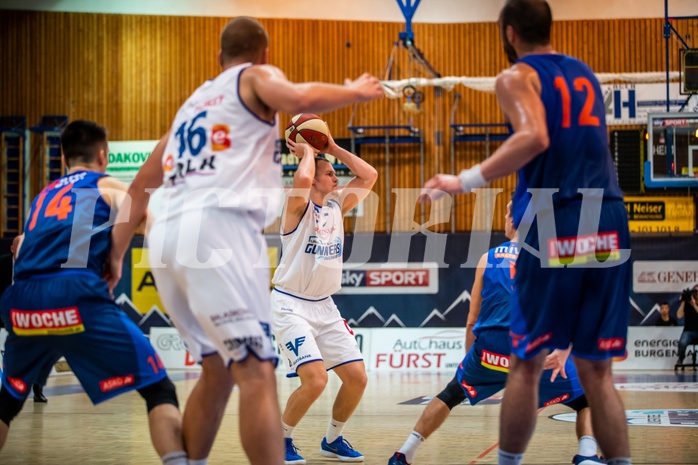 Basketball, Admiral Basketball Superliga 2019/20, Grunddurchgang 1.Runde, UNGER STEEL Gunners Oberwart, Kapfenberg Bulls, Sebastian Käferle (7)