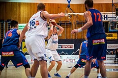 Basketball, Admiral Basketball Superliga 2019/20, Grunddurchgang 1.Runde, UNGER STEEL Gunners Oberwart, Kapfenberg Bulls, Sebastian Käferle (7)