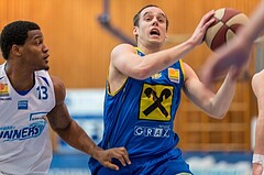Basketball, ABL 2017/18, Grunddurchgang 20.Runde, Oberwart Gunners, UBSC Graz, Anton Maresch (8)