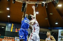 Basketball, Admiral Basketball Superliga 2019/20, Grunddurchgang 5.Runde, BC Vienna, Oberwart Gunners, Eric Katenda (14)