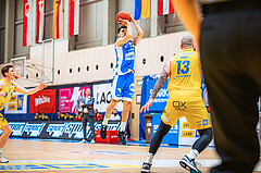 Basketball, Win2Day Superliga 2022/23, 2. Platzierungsrunde, SKN St. Pölten, Oberwart Gunners, Derek Hanes (14)