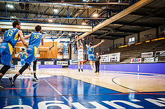 Basketball, bet-at-home Basketball Superliga 2020/21, Viertelfinale Spiel 1, Oberwart Gunners, SKN St. Pölten, Sebastian Käferle (7)