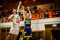 Basketball, win2day Basketball Superliga 2022/23, 4. Qualifikationsrunde, BBC Nord Dragonz, UBSC Graz, Lukas Simoner (12)