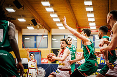 Basketball, win2day Basketball Superliga 2022/23, 1. Qualifikationsrunde, Traiskirchen Lions, Kapfenberg Bulls, Jonas Winkler (17)