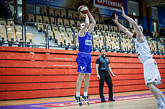 Basketball, bet-at-home Basketball Superliga 2020/21, Grunddurchgang 10.Runde, Kapfenberg Bulls, Oberwart Gunners, Sebastian Käferle (7)
