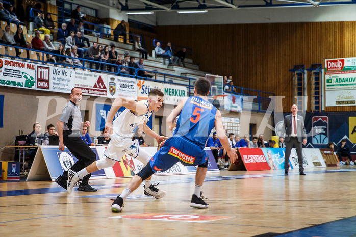 Basketball, Admiral Basketball Superliga 2019/20, Platzierungsrunde 1.Runde, Oberwart Gunners, Kapfenberg Bulls, Edi Patekar (9)