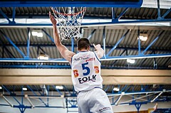 Basketball, ABL 2018/19, Grunddurchgang 35.Runde, Oberwart Gunners, Gmunden Swans, Andrius Mikutis (5)