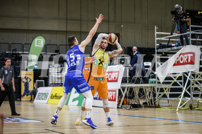 Basketball, Admiral Basketball Superliga 2019/20, Grunddurchgang 9.Runde, UBSC Graz, Oberwart Gunners, Marko Car (7)