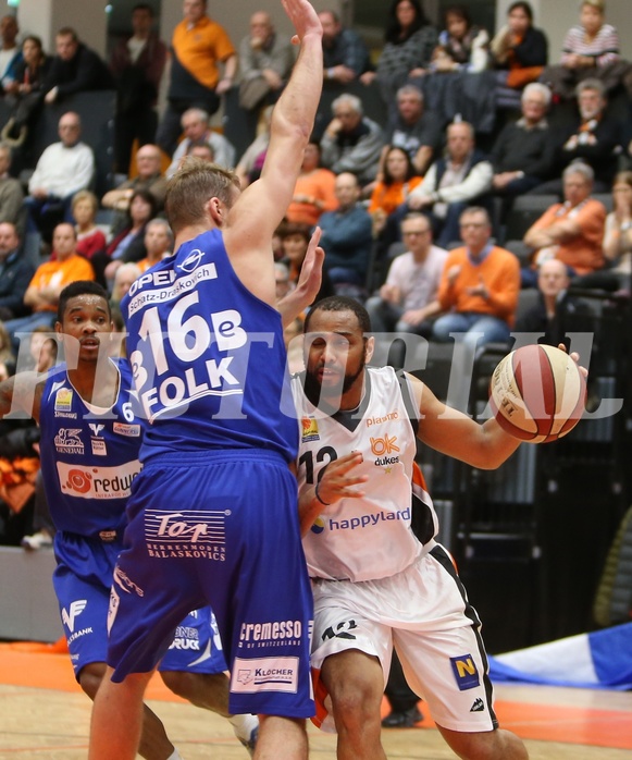Basketball ABL 2015/16 Grunddurchgang 14.Runde BK Dukes Klosterneuburg vs. Oberwart Gunners


