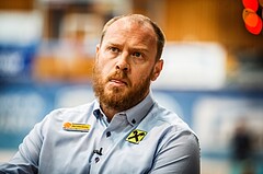 Basketball, ABL 2018/19, Playoff HF Spiel 1, Oberwart Gunners, Gmunden Swans, Bernd Wimmer (Head Coach)