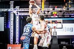 Basketball, ABL 2017/18, Playoff HF Spiel 3, BC Vienna, Kapfenberg Bulls, Jason Detrick (19)