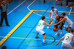 Basketball, Austria Cup 2022/23, 3.Vorrunde, Union Deutsch Wagram Alligators, Mistelbach Mustangs, Daniele Kuchar (22), Branislav Balvan (14), Michal Norwa  (13)