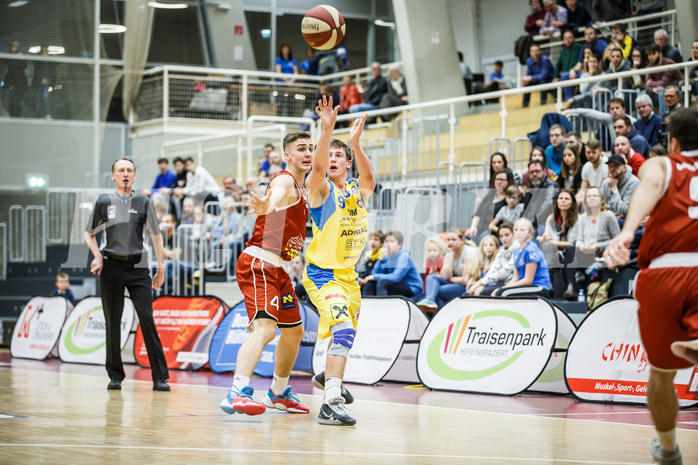 Basketball, Admiral Basketball Superliga 2019/20, Grunddurchgang 18.Runde, SKN St. Pölten Basketball, Traiskirchen Lions, Roman Jagsch (9)