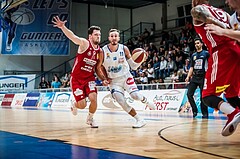 Basketball, ABL 2018/19, Grunddurchgang 1.Runde, Oberwart Gunners, BC Vienna, Hayden Lescault (11)