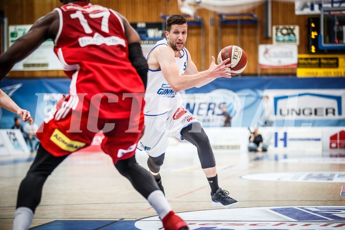 Basketball, ABL 2018/19, Playoff VF Spiel 1, Oberwart Gunners, BC Vienna, Andrius Mikutis (5)