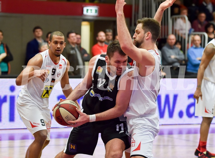 Basketball ABL 2015/16 Grunddurchgang 36. Runde WBC Wels vs BK Dukes Klosterneuburg