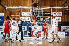 Basketball, bet-at-home Basketball Superliga 2021/22, Grunddurchgang Runde 10, Oberwart Gunners, Traiskirchen Lions, #featured Jumpball
