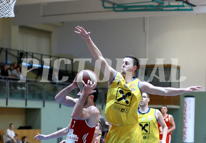 Basketball ABL 2015/16 Grunddurchgang 34.Runde UBSC Graz vs. BC Vienna


