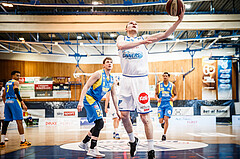 Basketball, bet-at-home Basketball Superliga 2020/21, Viertelfinale Spiel 3, Oberwart Gunners, SKN St. Pölten, Sebastian Käferle (7)