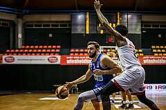 Basketball, bet-at-home Basketball Superliga 2020/21, Grunddurchgang 7. Runde, BC Vienna, Oberwart Gunners, Ignas Fiodorovas (5)