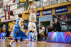 Basketball, Admiral Basketball Superliga 2019/20, Grunddurchgang 9.Runde, Traiskirchen Lions, SKN St. Pölten, Sebastian Lesny (4)